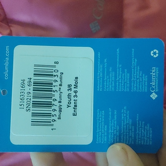 Columbia Snuggly Bunny Insulated Water-resistant Bunting Snowsuit - Picture 6 of 6